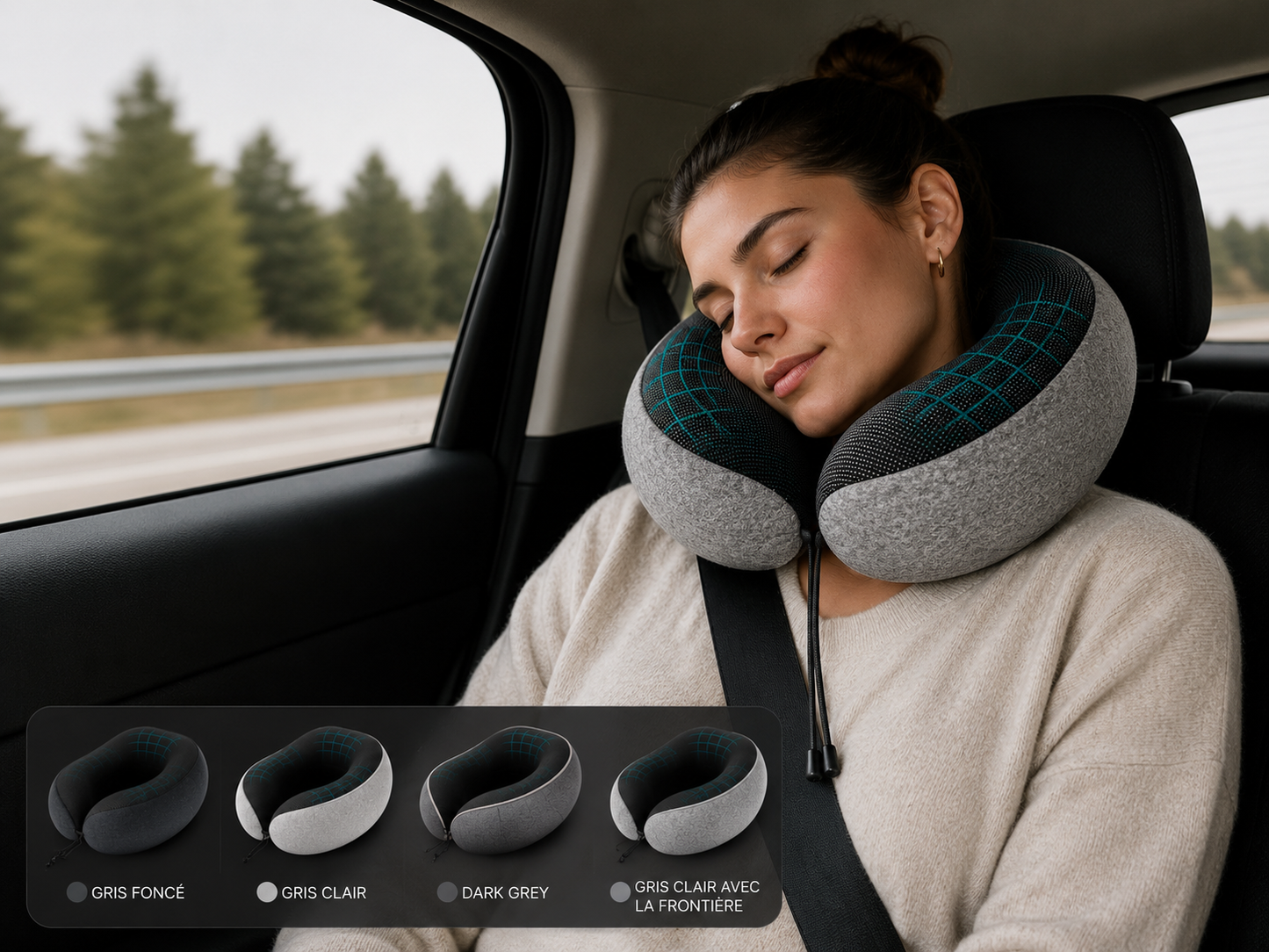 Oreiller de Voyage Pliable – Confort Absolu