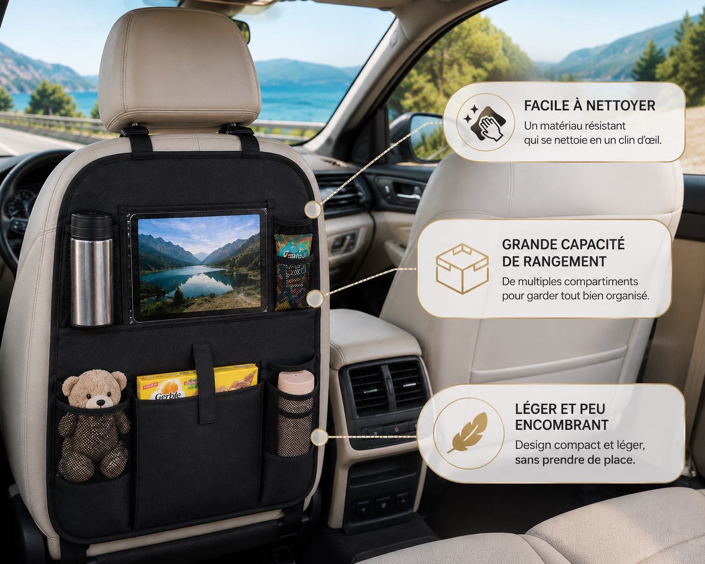 Organisateur de Siège Auto Éco
