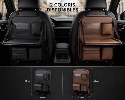 Organisateur de Siège Auto Cuir Premium