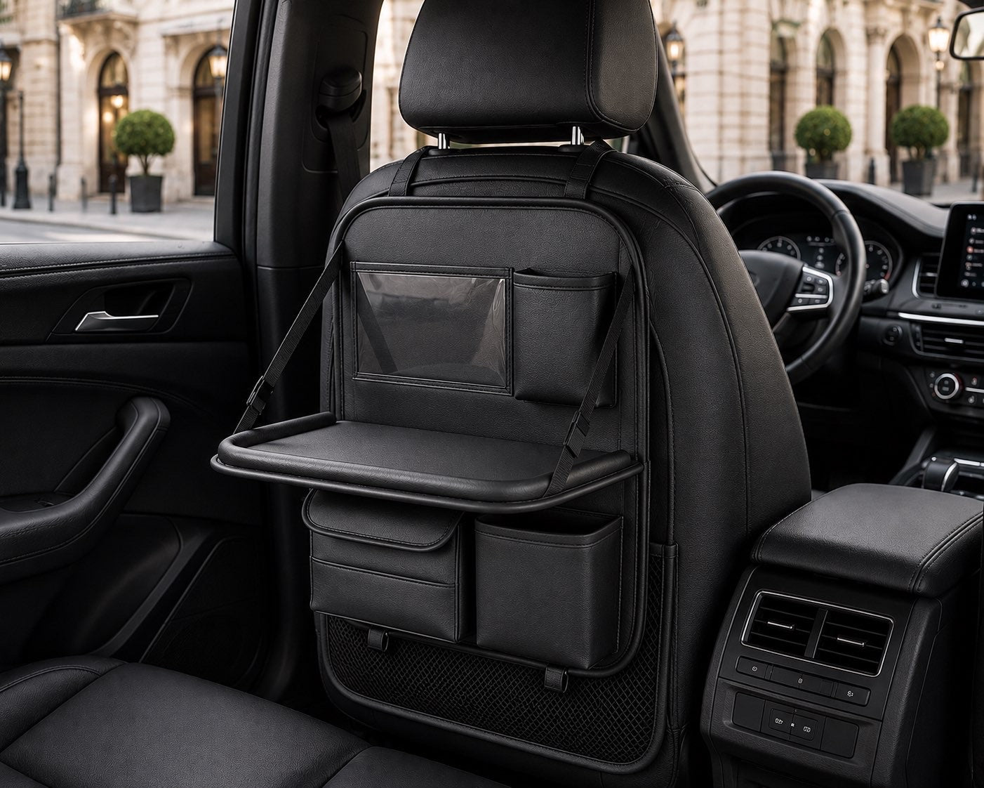 Organisateur de Siège Auto Cuir Premium
